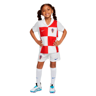 Conjunto Croácia Primeiro Equipamento Euro 2024 Criança
