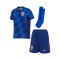 Conjunto Nike Croácia Segundo Equipamento Euro 2024 Criança