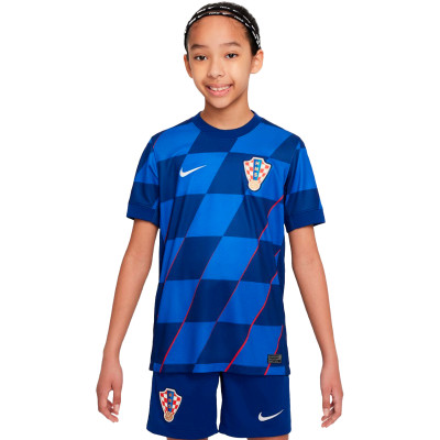 Camiseta Croacia Segunda Equipación Eurocopa 2024 Niño
