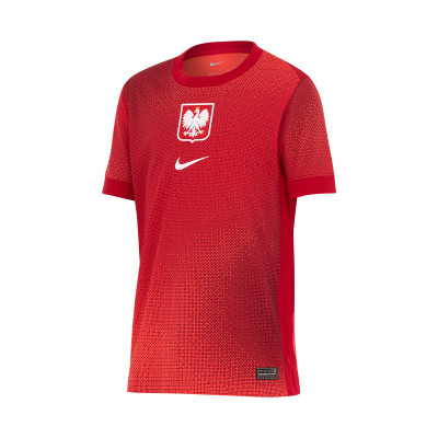 Camiseta Polonia Segunda Equipación Eurocopa 2024 Niño