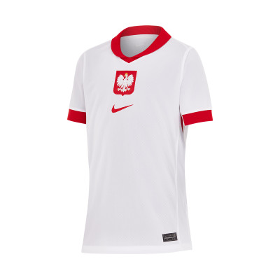 Camiseta Polonia Primera Equipación Eurocopa 2024 Niño