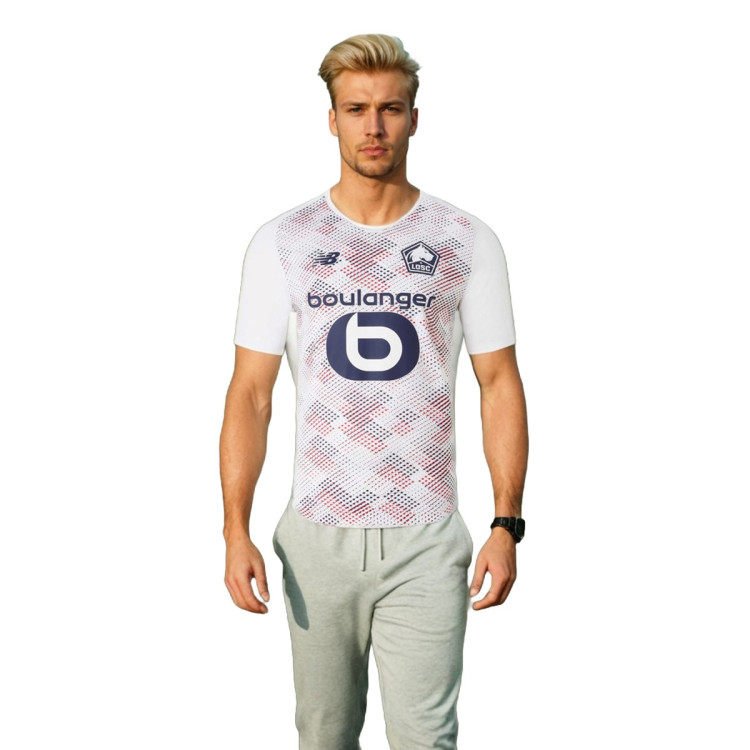 流行に  Balance New T-Shirt Lille Emotion Fútbol - White Away 2024-2025 ウェア