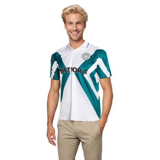Meteora Castle Retro Football T-Shirt