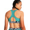 Sutiã Desportivo Under Armour HeatGear Mid Branded Mulher