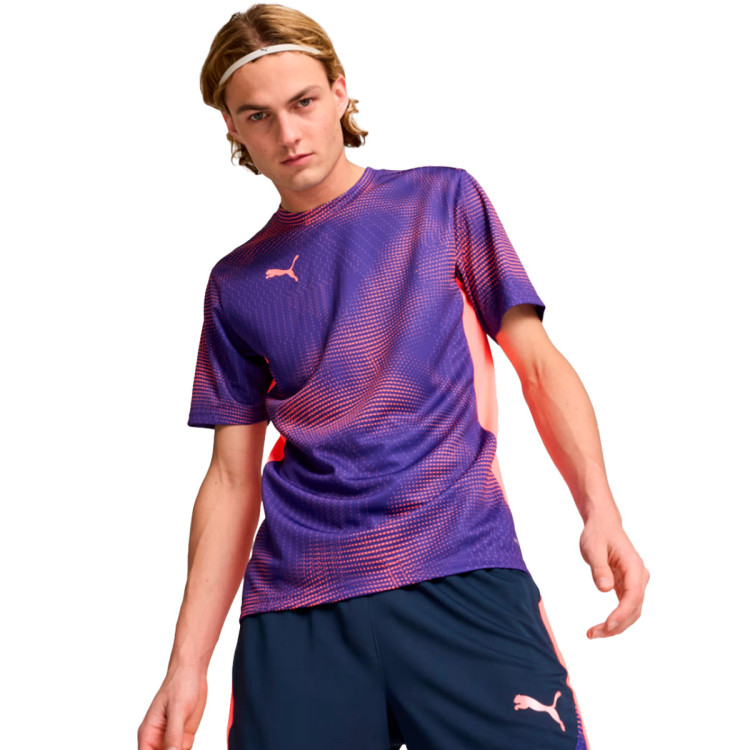 Puma, サッカーウェア, Lサイズ, パープル Puma Goal Short Sleeve Jersey | Kitlocker.com