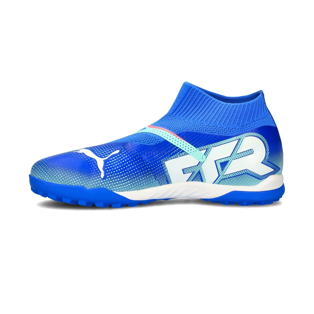 Scarpe Puma Future 7 Match LL Turf Bluemazing White Electric Peppermint Futbol Emotion