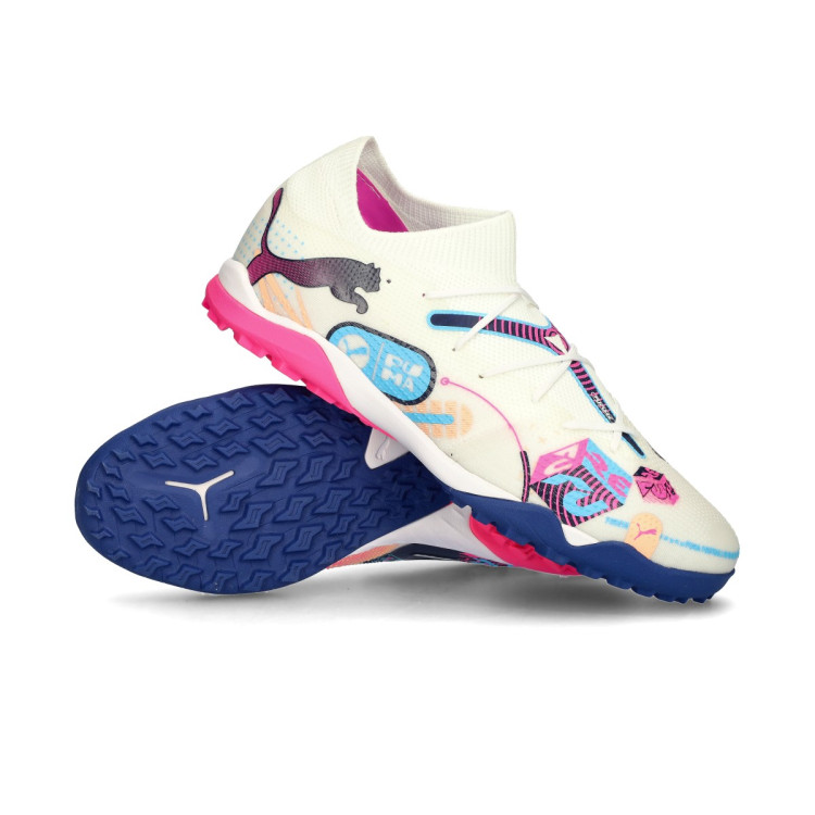 Football Boots Puma Future 7 Match Volume Up Turf White-Luminous