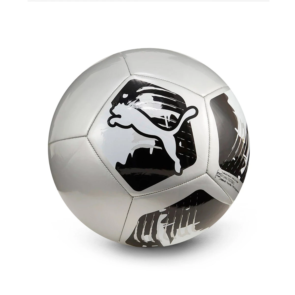 Ball Puma Puma Big Cat Ball Silber Schwarz Futbol Emotion