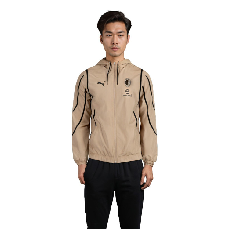 Jacket Puma AC Milan Pre-Match 2024-2025 Prairie Tan-Black