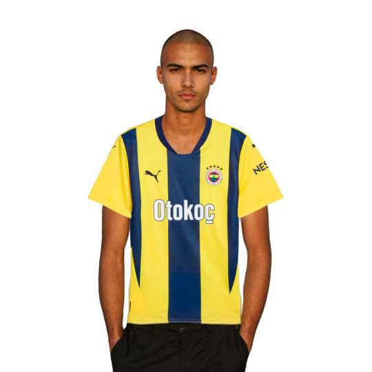Kit Fenerbahce Soccer Jersey Jersey Puma Fenerbahce 2024-2025 Home Speed  Yellow-Blue Violet
