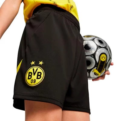 Kids Borussia Dortmund 2024-2025 Home Kit Shorts