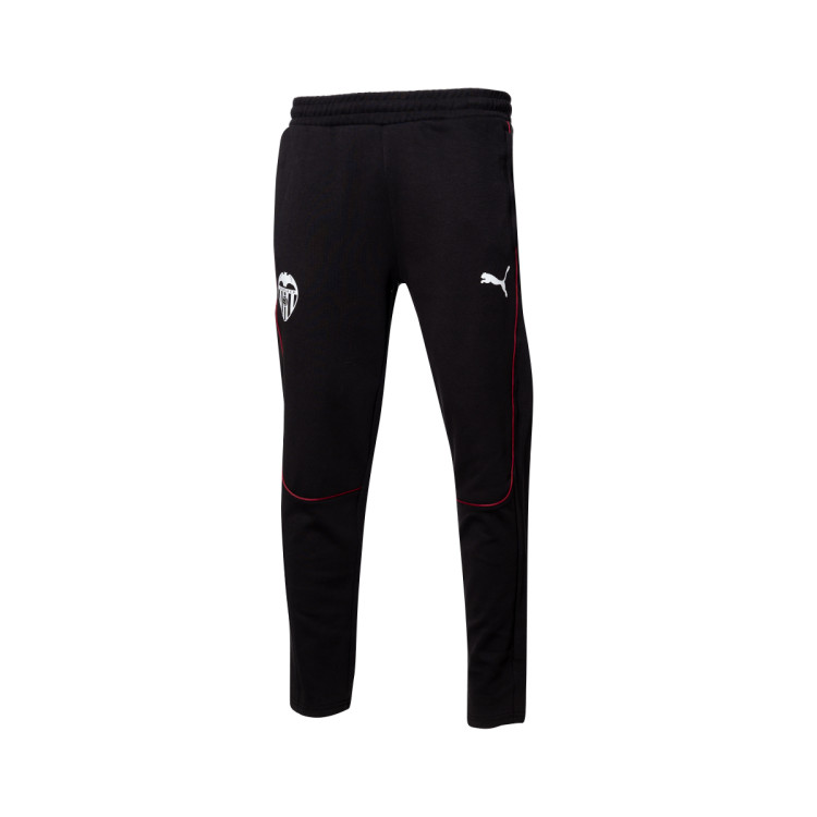 Pantalón largo Puma Valencia CF Fanswear 2024-2025 Niño Black-Team