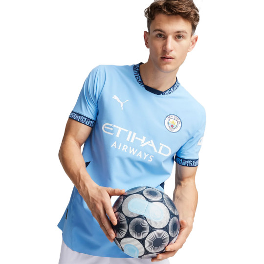 Jersey Puma Manchester City 2024-2025 Authentic Home Team Light Blue