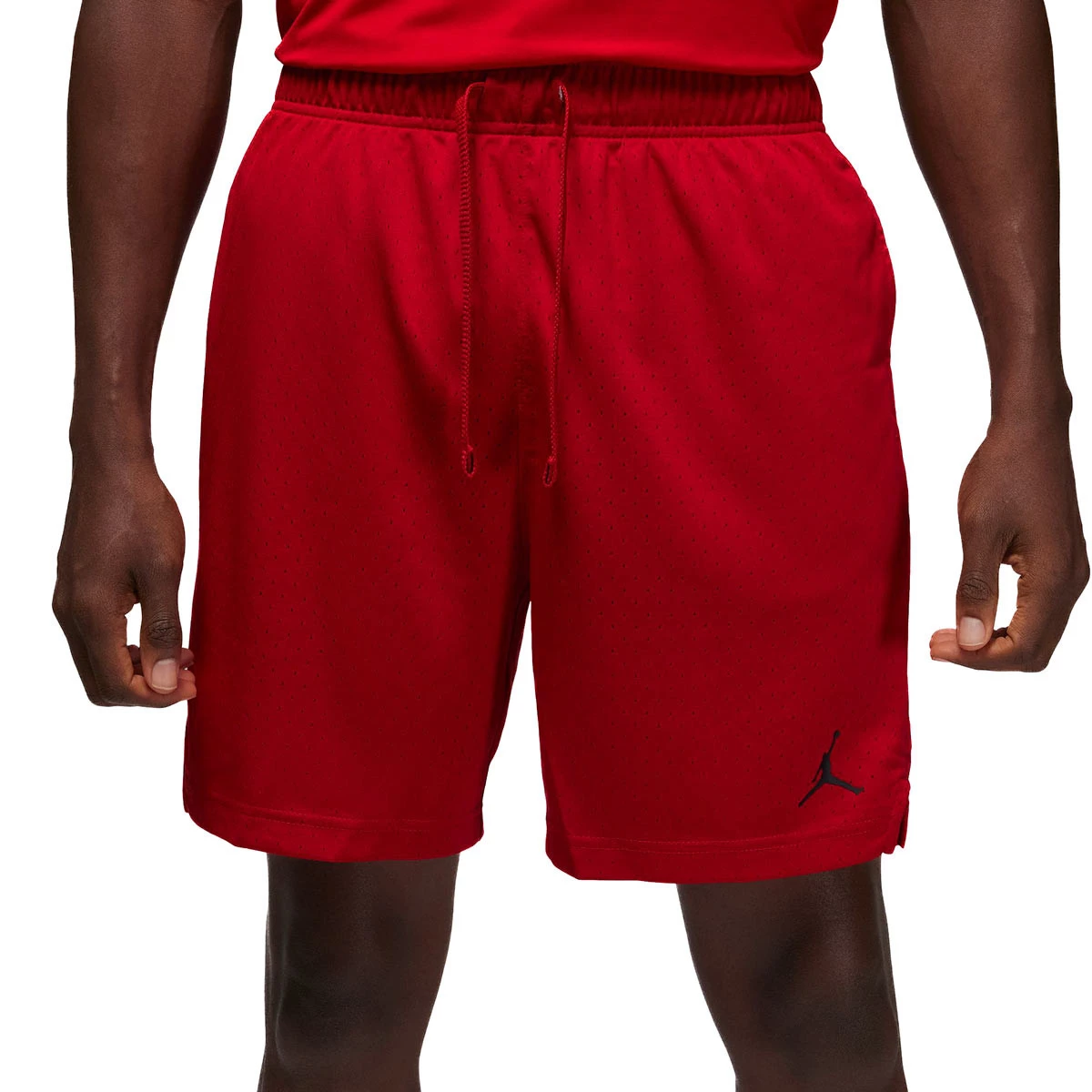 Shorts Jordan Dri Fit Sport Mesh Gym Red Black Futbol Emotion