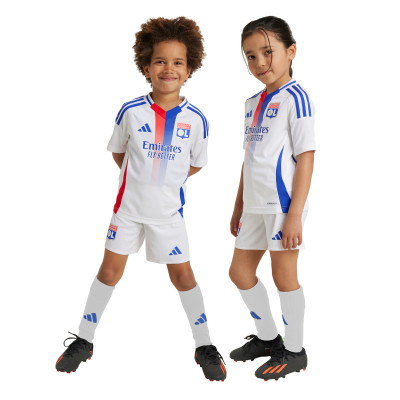 Completo Olympique Lione Home Kit 2024-2025 per Bambini