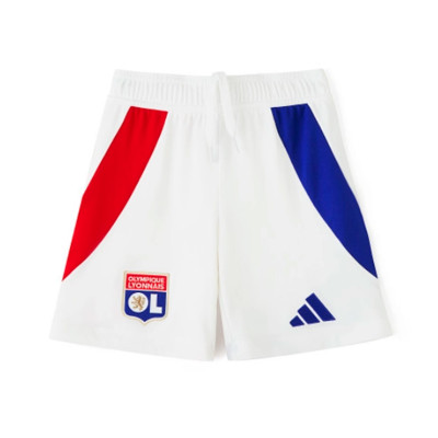 Kids Olympique Lyon 2024-2025 Home Kit Shorts