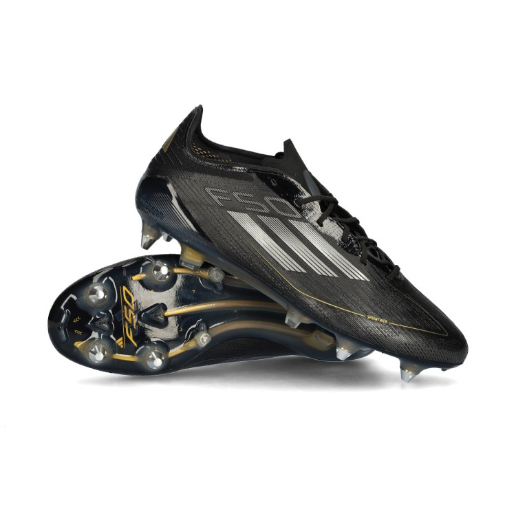 Football Boots adidas F50 Elite SG Core Black Iron Met Gold Met Futbol Emotion