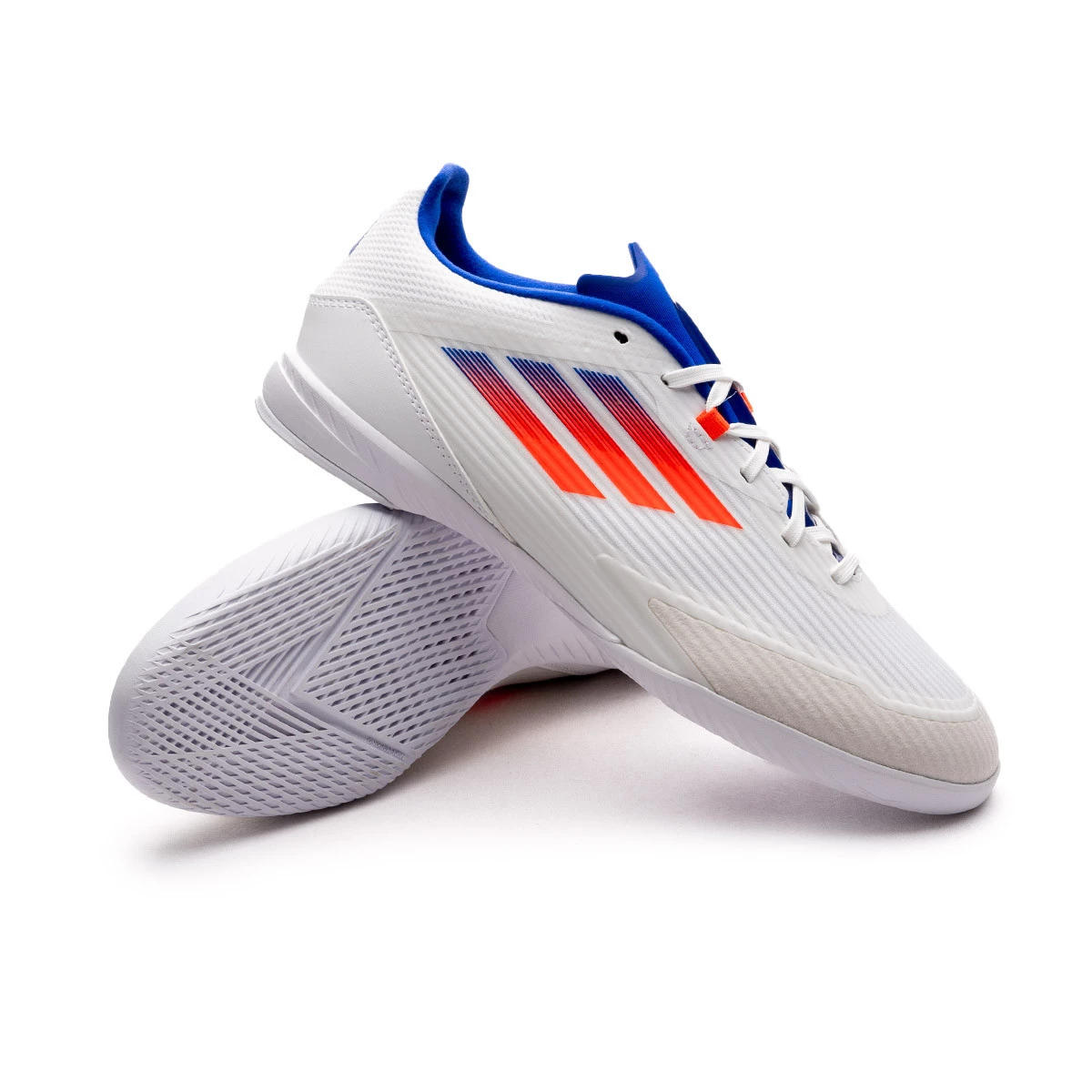 Indoor boots adidas F50 League IN White Solar Red Lucid Blue Futbol Emotion