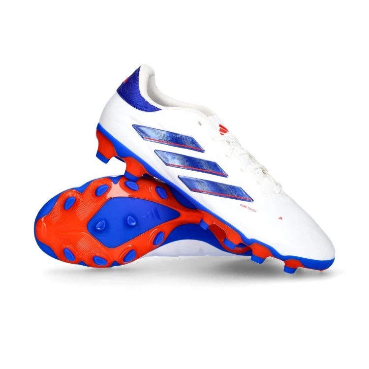 Football Boots adidas Copa Pure 2 Pro MG White Lucid Blue Solar Red Futbol Emotion
