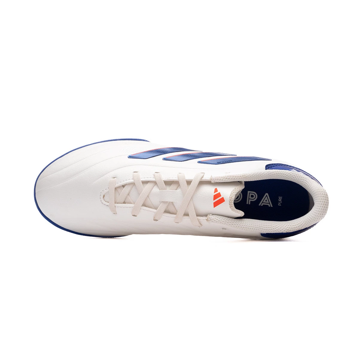 Buty pi karskie adidas Copa Pure 2 League Turf Nino Ftwr White Lucid Blue Solar Czerwony Futbol Emotion