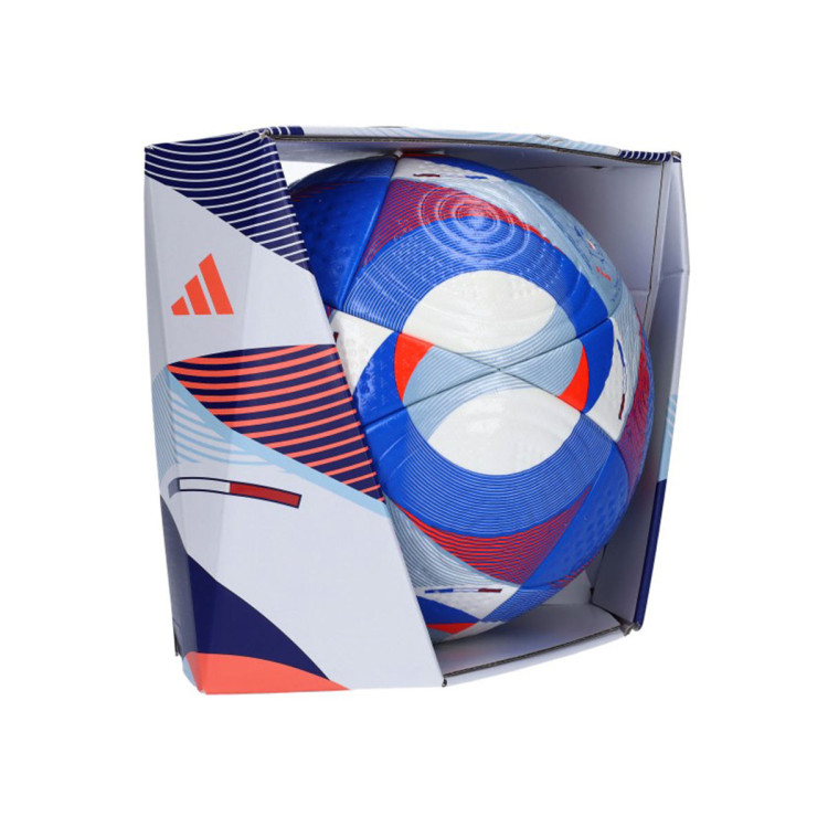 balon-adidas-oficial-juego-olimpicos-paris-2024-pro-white-solar-red-clear-sky-team-royal-blue-0