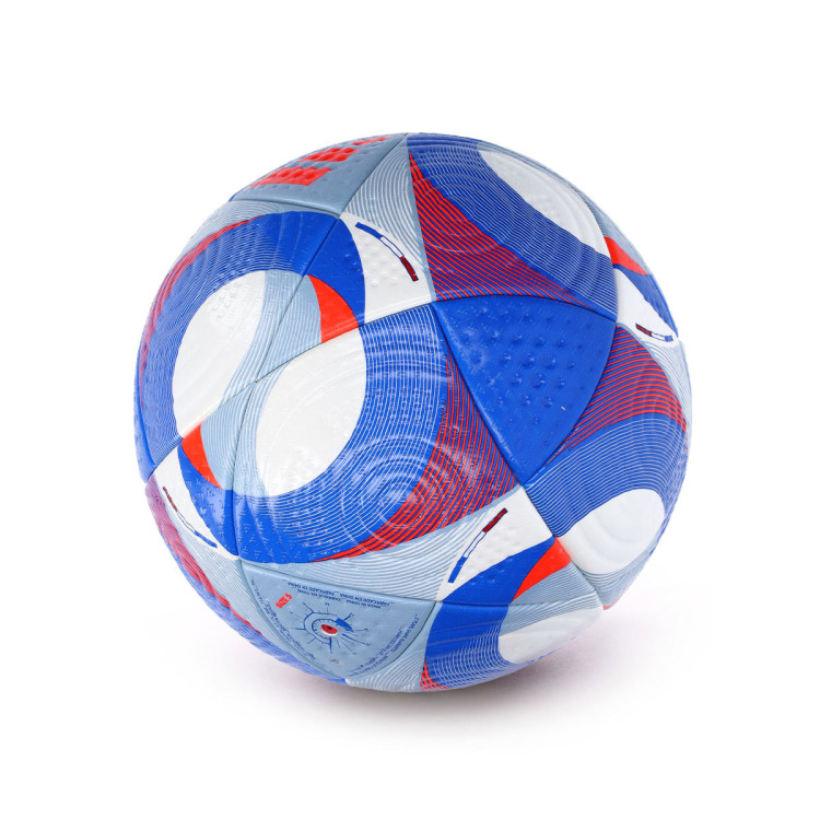 balon-adidas-oficial-juego-olimpicos-paris-2024-pro-white-solar-red-clear-sky-team-royal-blue-3