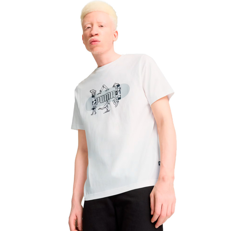 Tシャツ・カットソー [HYDROGEN]Uni Dolomite Back Graphic S/S T-Shirt R5781 camiseta-puma-graphics-