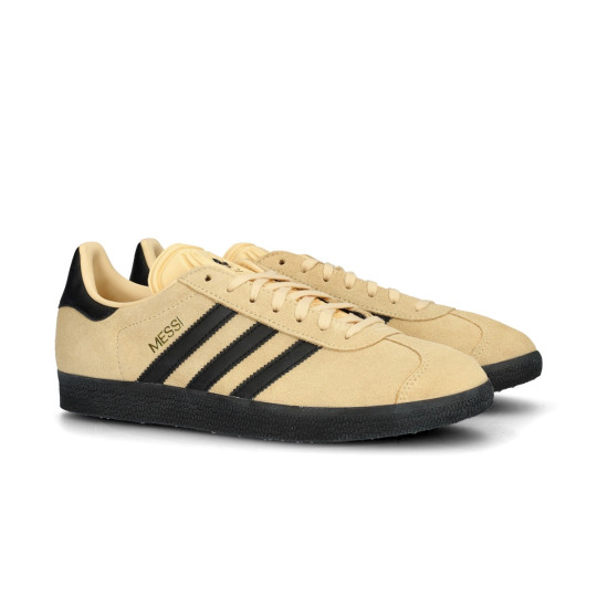 Scarpe adidas Gazelle Messi Crystal Sand Core Black Gold Met Futbol Emotion