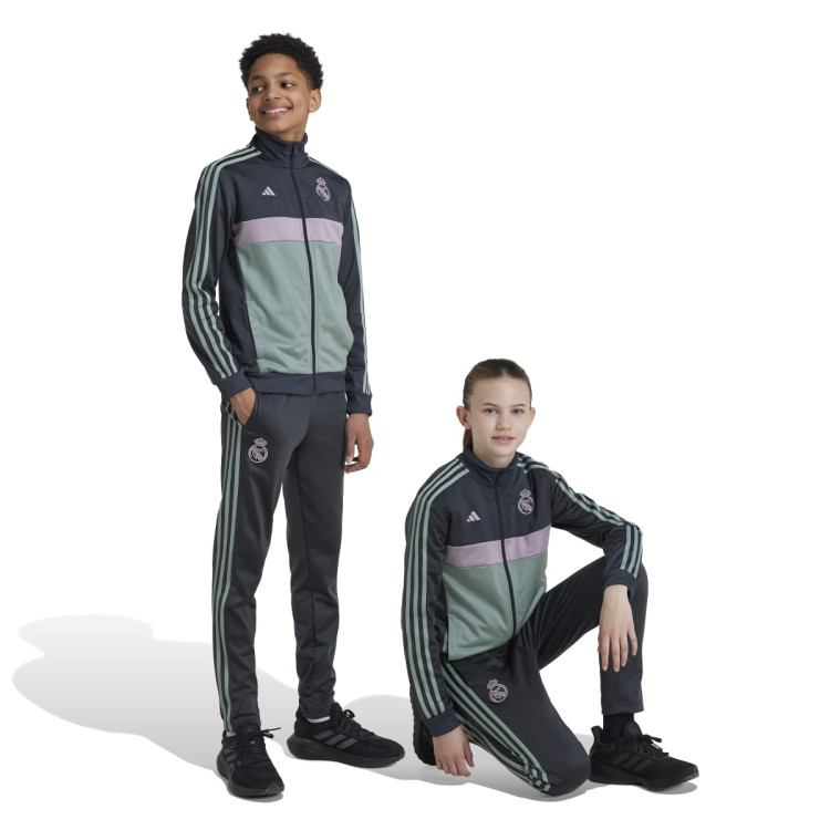 Trainingsanzug adidas Real Madrid Kinder 2024 2025 fur Kinder Kohlenstoff Futbol Emotion