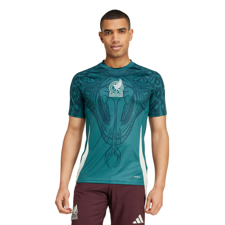 Maglia adidas Messico Pre Match Copa America 2024 Mystery Green Futbol Emotion