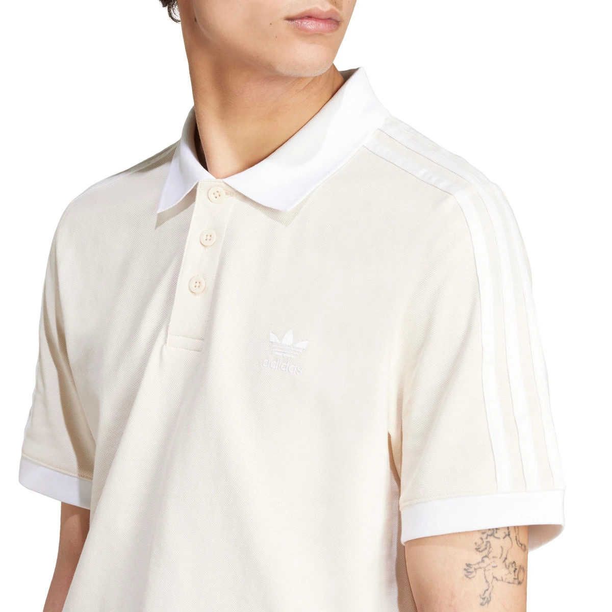 Polo adidas 3 Stripe Polo wonder white Futbol Emotion