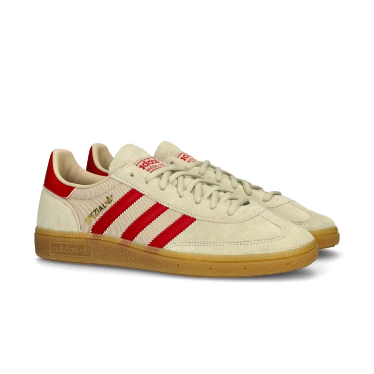 Trainers adidas Handball Spezial Putty grey Team victory red Wonder beige Futbol Emotion