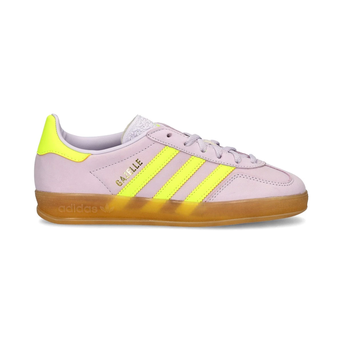 Sneaker adidas Gazelle Indoor W Silber Dawn Solar Gelb GUM 3 Futbol Emotion