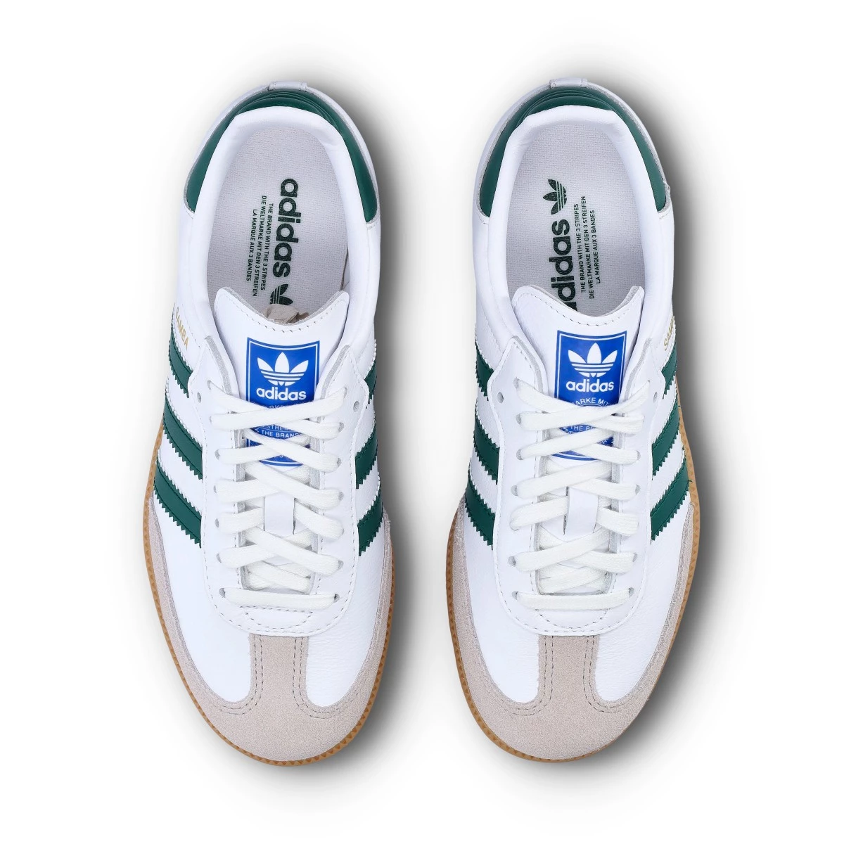 Trainers adidas Kids Samba Og White Collegiate Green Gum 3 Futbol Emotion