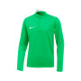 con media cremallera Academy Pro 24 niño-Green Spark-Green Spark-White