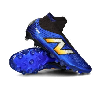 Chuteira Tekela Pro FG V4+ Infinity Blue-Metallic Silver-Black