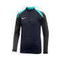 con media cremallera Strike 24 Niño-Obsidian-Black-Hyper Turq