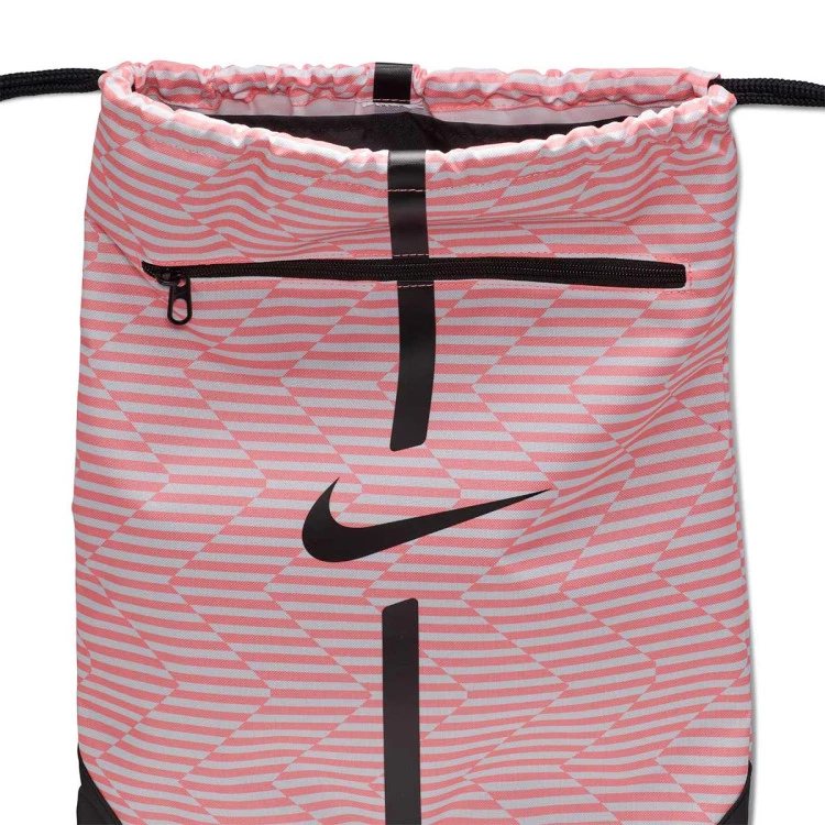 Gymsack Nike Academy 18L Sunset Pulse Black Black Futbol Emotion