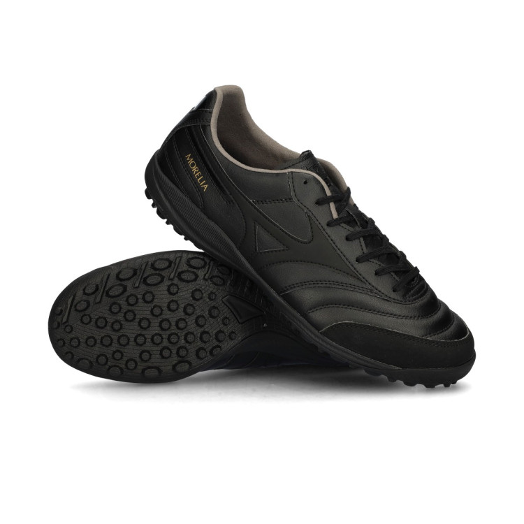 【極美品】Mizuno Morelia Sala Pro IN 27.0 cm Bota de fútbol Mizuno Morelia Sala Pro Turf Black-Black