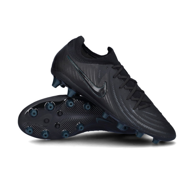 Chuteira Nike Phantom GX II Pro AG-Pro Black-Black-Deep Jungle