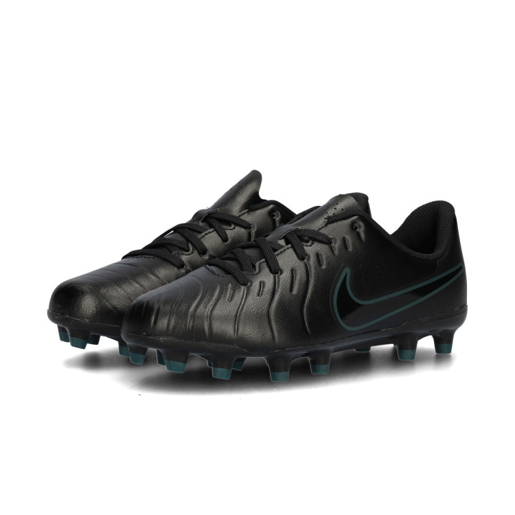Football Boots Nike Kids Tiempo Legend 10 Club FG/MG Black-Black