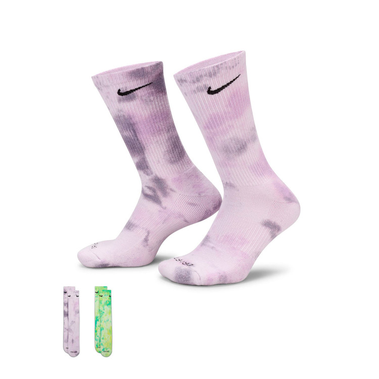 white and purple nike socks