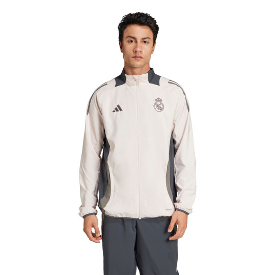 Jacket adidas Real Madrid Training 2024-2025 Putty Mauve-Dark Grey