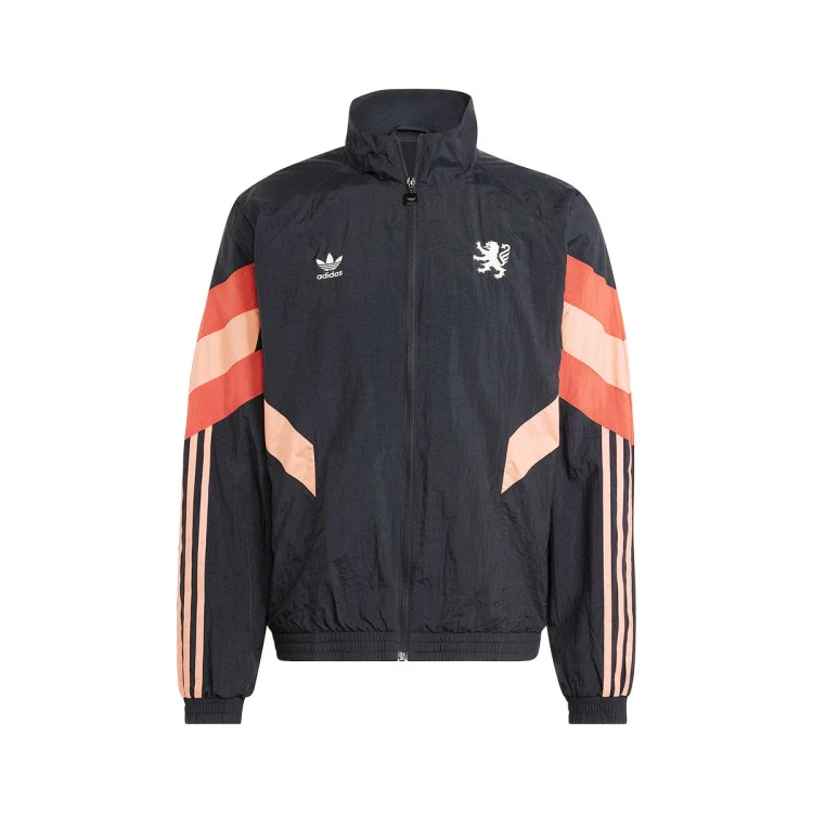 Jacket adidas Olympique Lyon Fanswear 2024 2025 Black Futbol Emotion