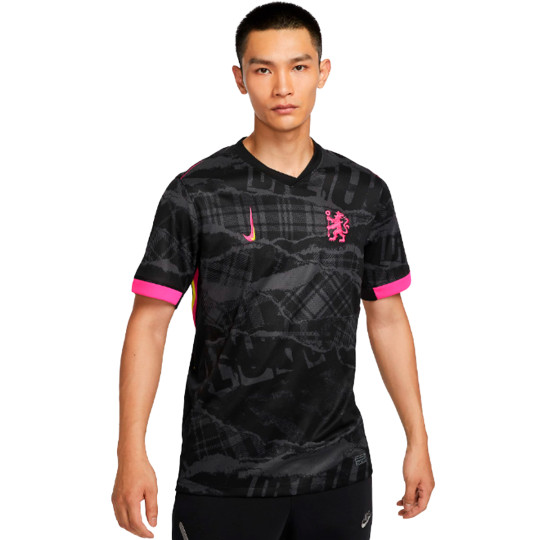 Nike Chelsea ユニフォーム 黒/ピンク 29％OFF！ ナイキ サッカー レプリカユニフォーム チェルシーFC