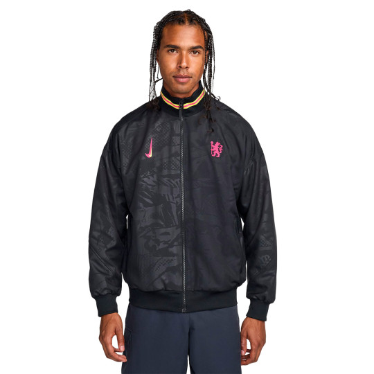 Jacket Nike Chelsea FC 2024-2025 Pre-Match Black-Opti Yellow-Pink