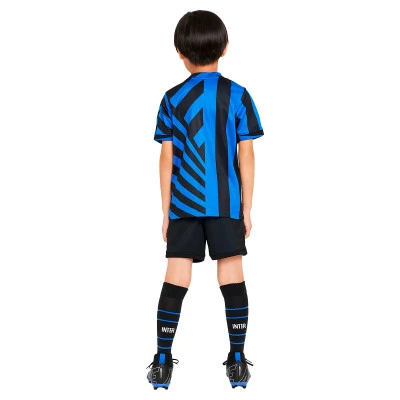 Conjunto Inter Milan Primeiro Equipamento 2024-2025 Criança