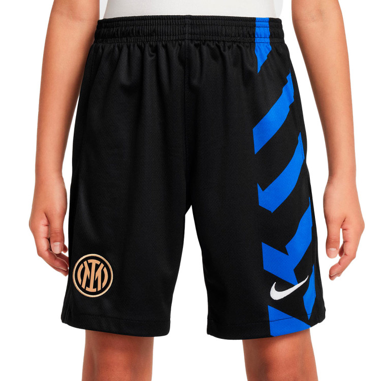 Shorts Nike Kids Inter Milan Home Kit 2024-2025 Black-Lyon