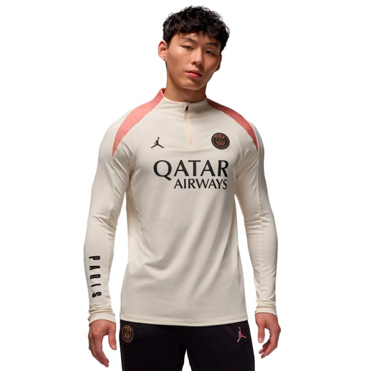 Sweatshirt Nike PSG Training 2024-2025 Pale Ivory-Rust Pink-Black