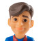Muñeco Minix FC Barcelona (7cm)